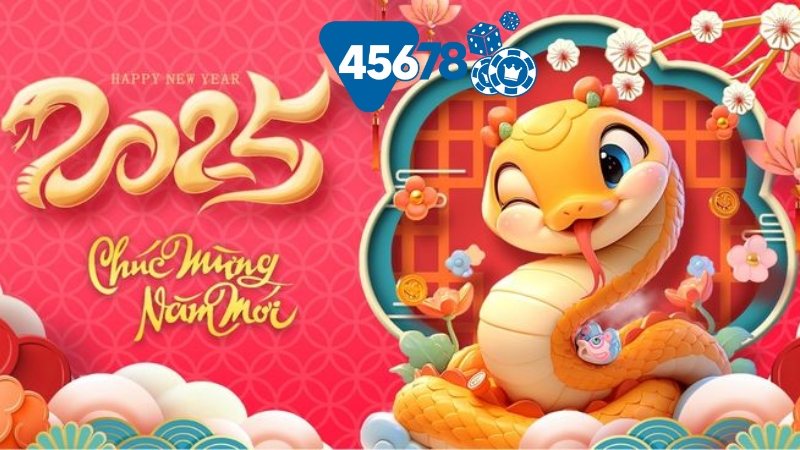 45678 com thông báo lì xì năm ất tỵ 2025