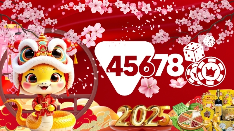 45678 com thông báo lì xì năm ất tỵ 2025